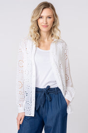 All over broderie shirt