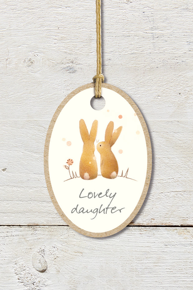 Lovely daughter small plaque