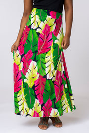 Vertical Palm Leaf Skirt