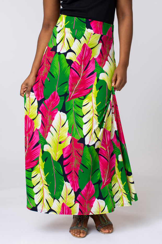 Vertical Palm Leaf Skirt