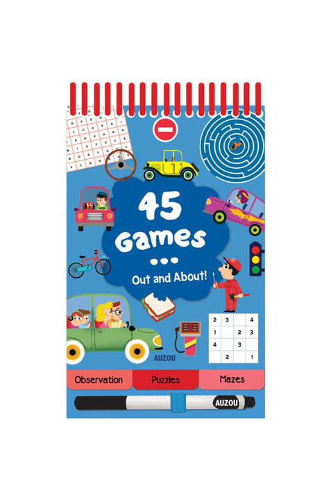 45 Games Out and About Book