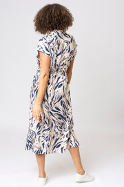 Abstract Animal Shirt Dress
