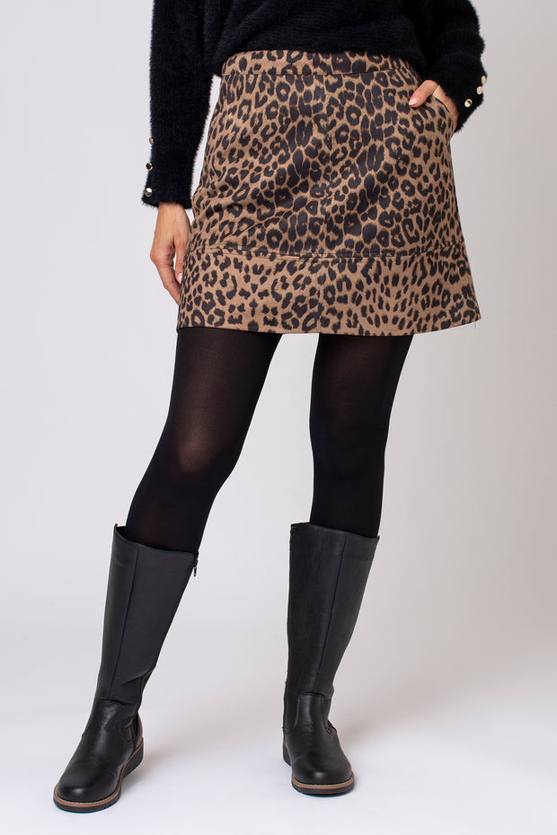 Animal Print Skirt