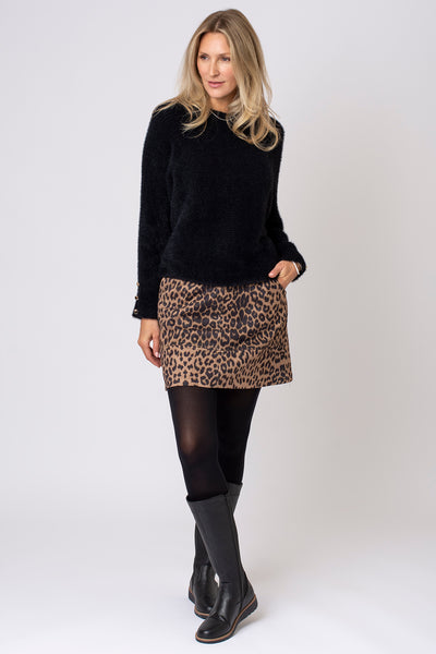 Animal Print Skirt