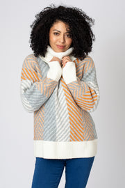 Autumn Chevron Cosy Jumper