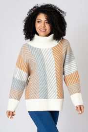 Autumn Chevron Cosy Jumper
