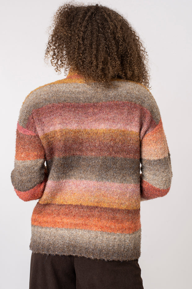 Autumn Ombre Stripe Jumper