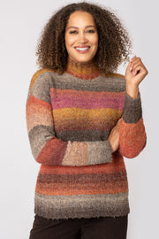 Autumn Ombre Stripe Jumper