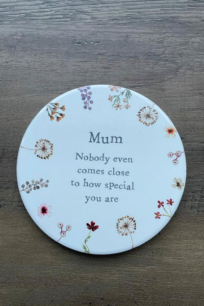 Mum Autumn Ceramic Coaster