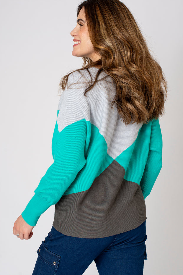 Batwing Large Diamond Jumper