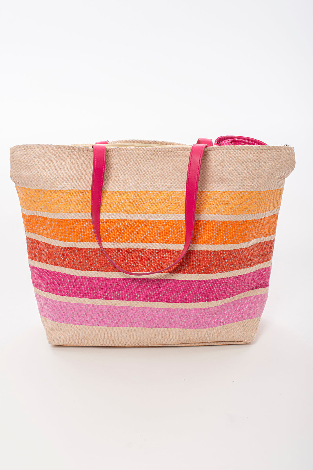 Beach bag with mat online