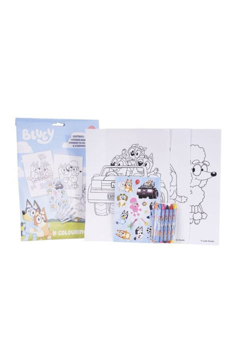 Bluey Crayon Colouring Set