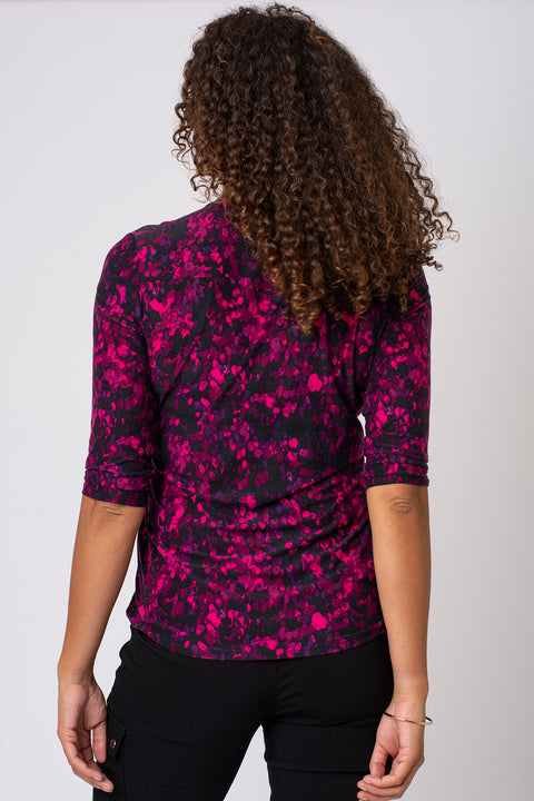 Blurry Animal Pintuck Shirt