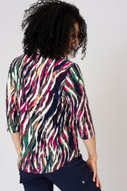 Blurry Bright Chevron Pocket Shirt