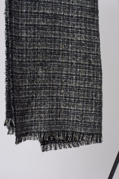 Boucle Check Scarf