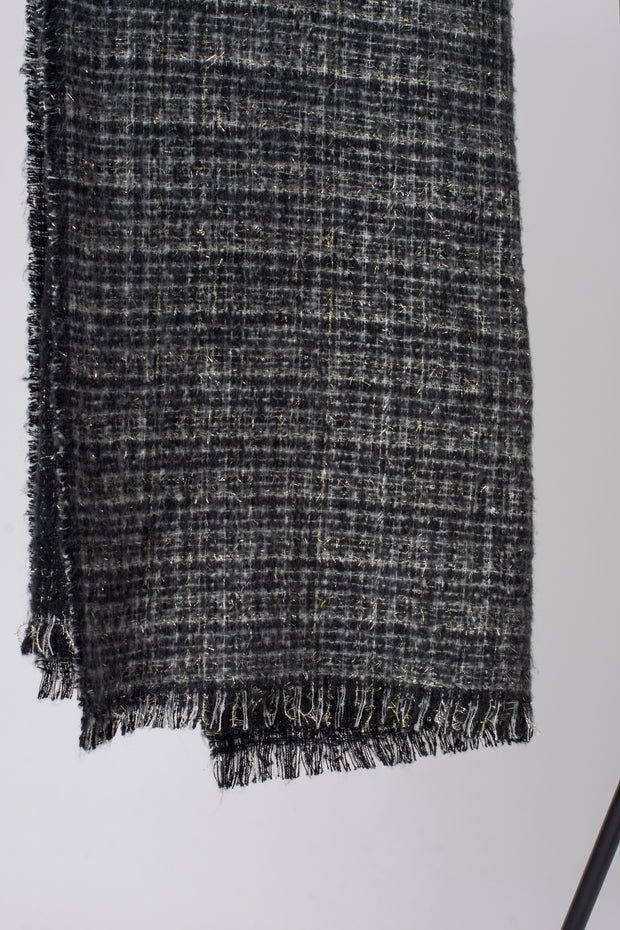 Boucle Check Scarf