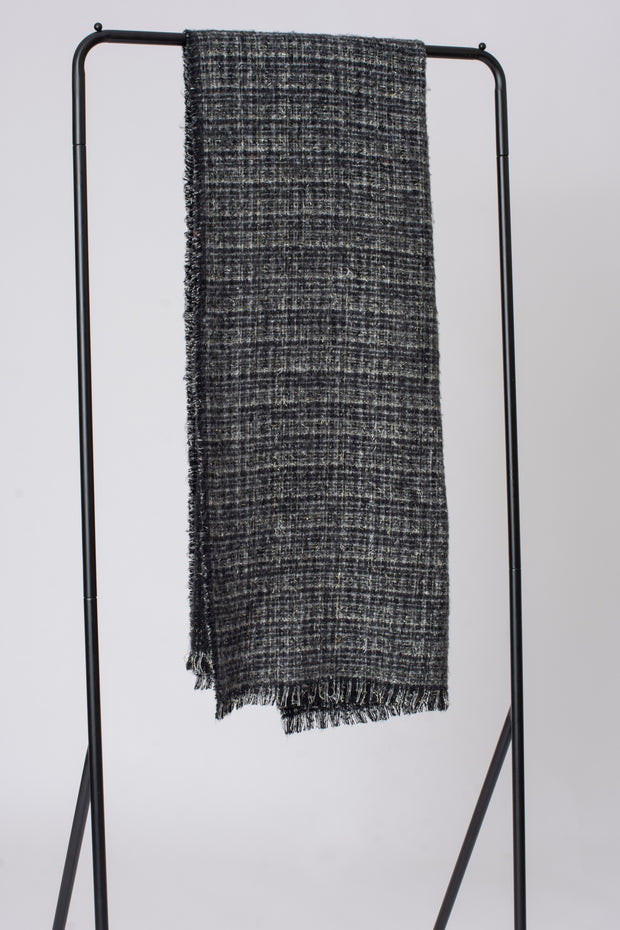 Boucle Check Scarf