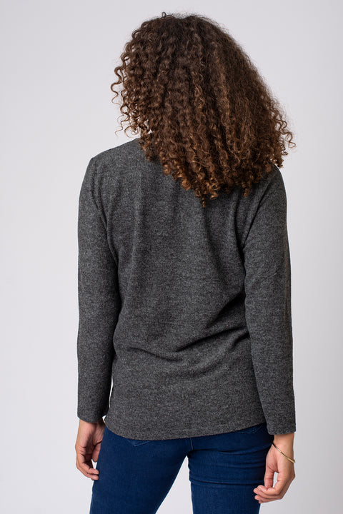 Brushed Sequin Star Top