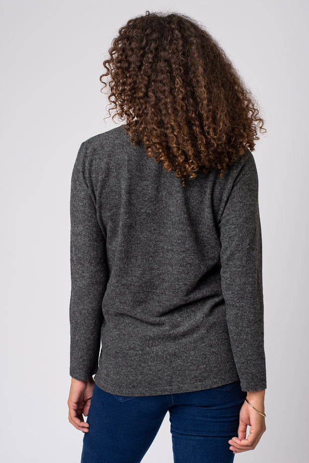 Brushed Sequin Star Top