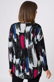 Brushstroke Cut and Sew Top