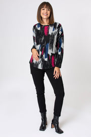 Brushstroke Cut and Sew Top