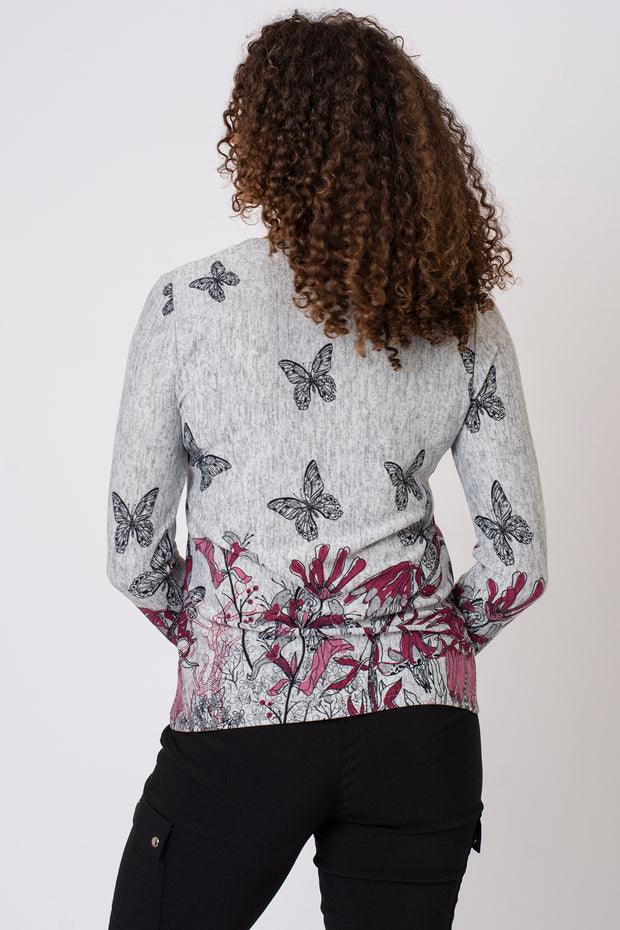 Butterfly border top
