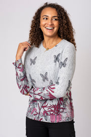 Butterfly border top