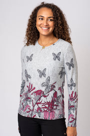 Butterfly border top