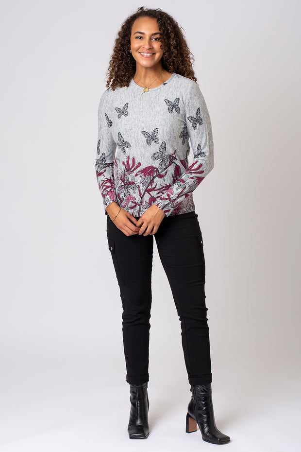 Butterfly border top