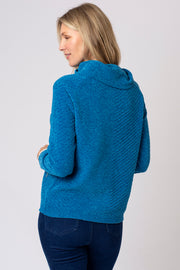 Chenille Button Raglan Jumper