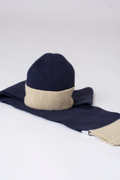 Colour Block Knitted Hat