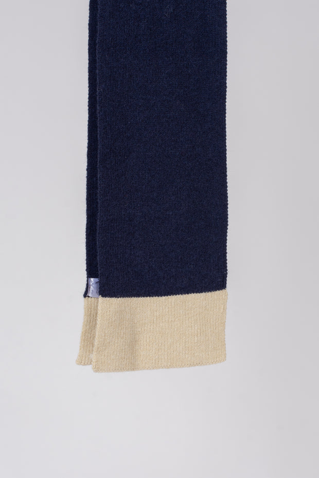 Colour Block Knitted Scarf