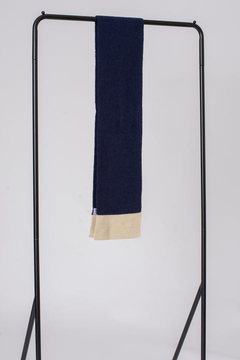 Colour Block Knitted Scarf