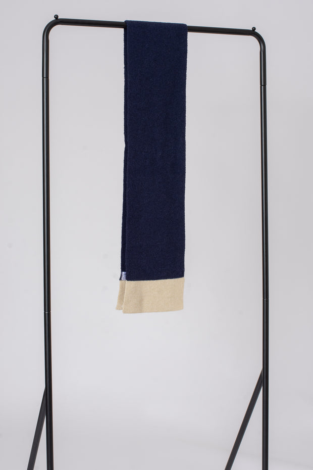 Colour Block Knitted Scarf