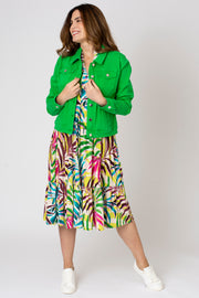 Coloured Twill Western Jacket