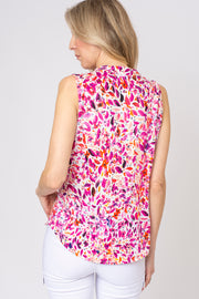 ITY Confetti Petal Sleeveless Jersey Shirt