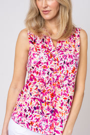 ITY Confetti Petal Sleeveless Jersey Shirt