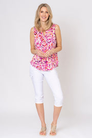 ITY Confetti Petal Sleeveless Jersey Shirt