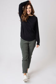 Curved Hem Jumper