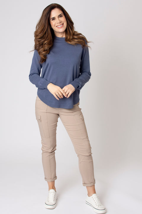 Curved Hem Jumper