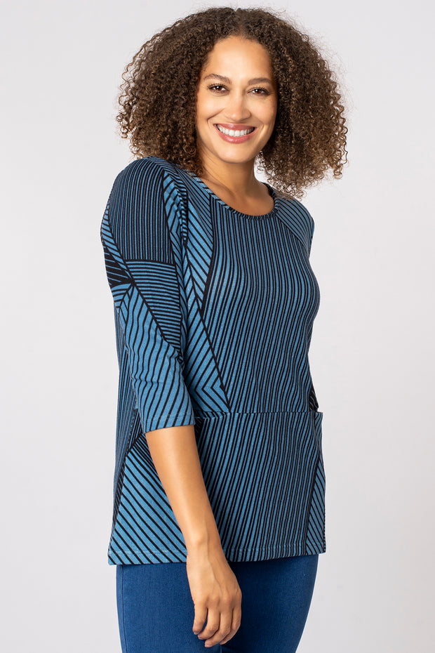 Striped Cut About Top