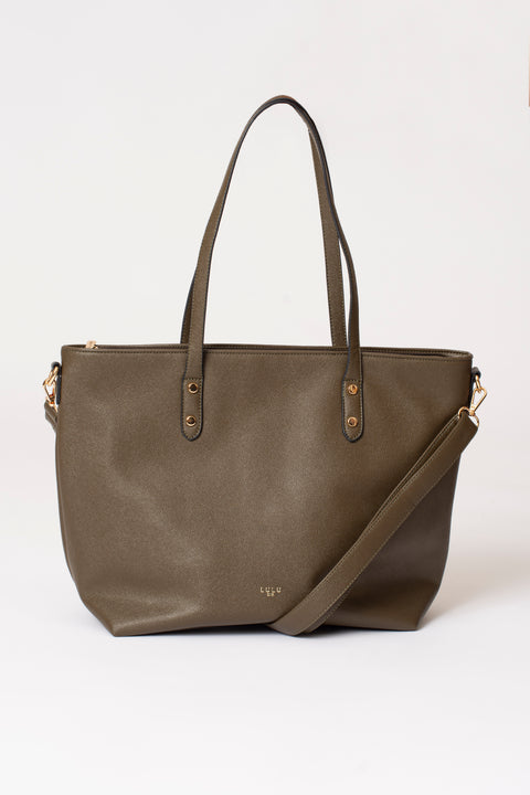 Detachable Strap Large Tote Bag