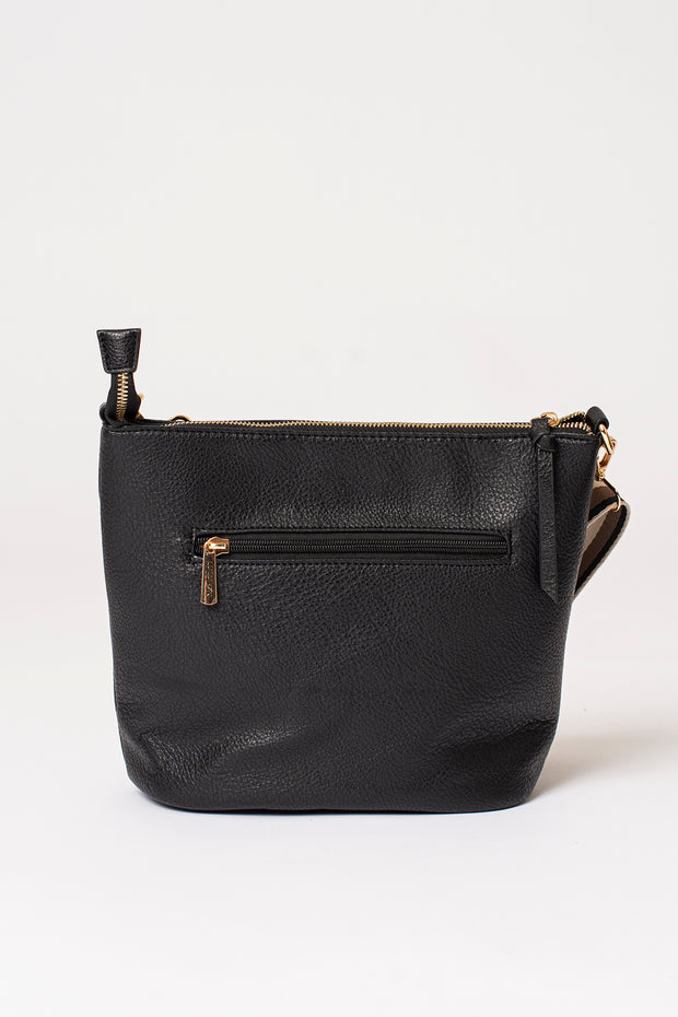 Detachable Webbing Strap Zip Bag