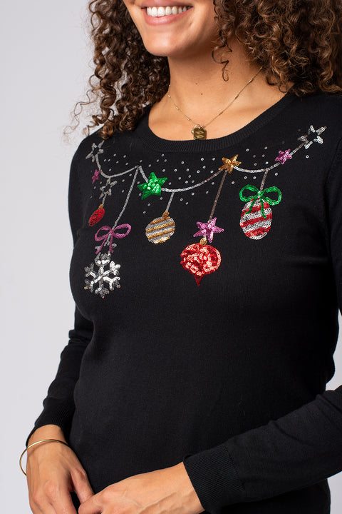 Drape Bauble Garland Jumper