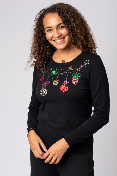Drape Bauble Garland Jumper