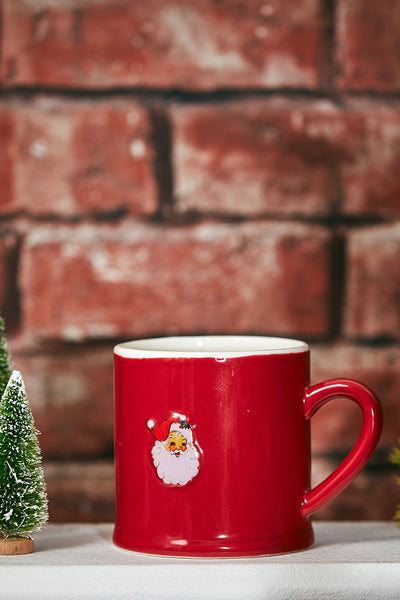 Santa stoneware mug