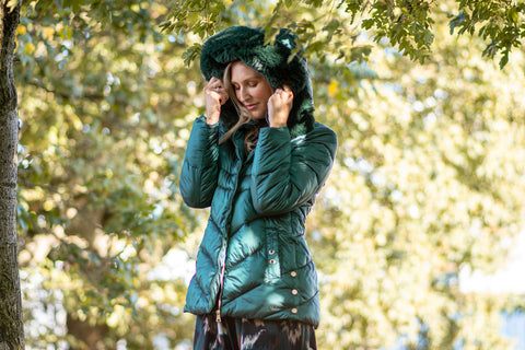 Faux Fur Trim Padded Jacket