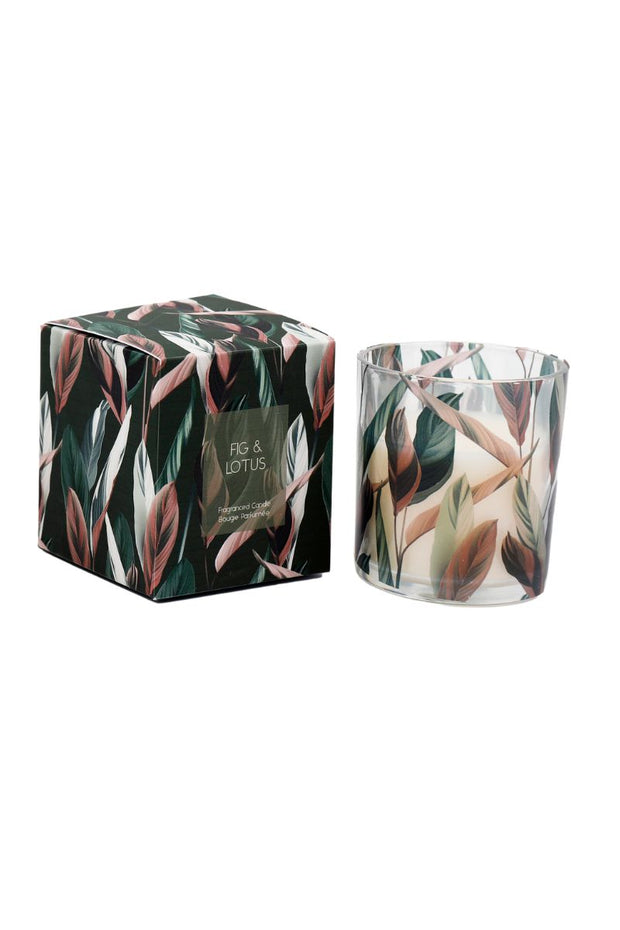Fig & Lotus Boxed Candle