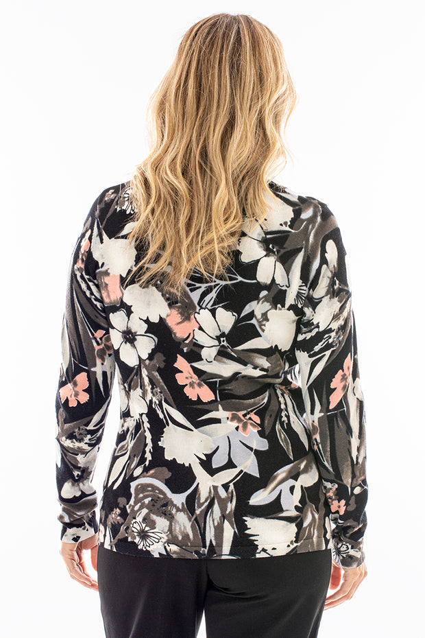 Floral printed jumper