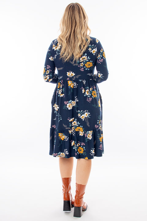 Floral soft touch dress